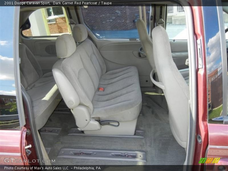 Dark Garnet Red Pearlcoat / Taupe 2001 Dodge Caravan Sport