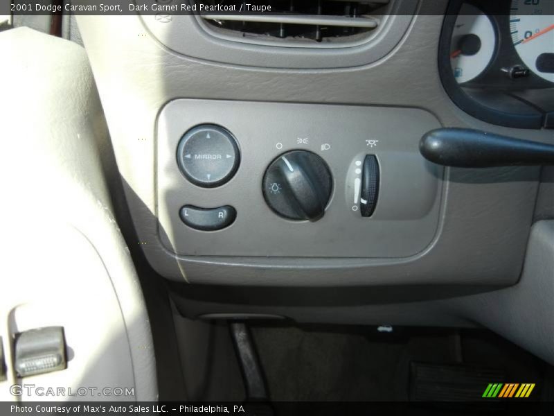 Controls of 2001 Caravan Sport