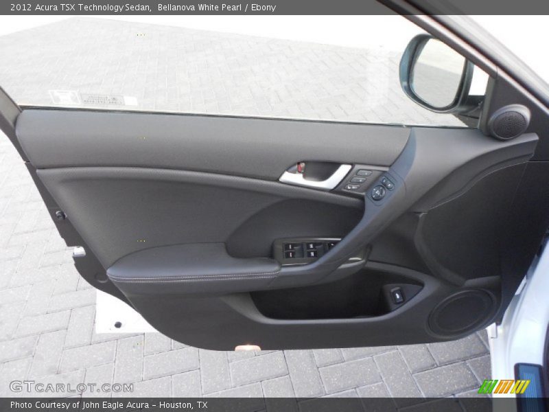 Bellanova White Pearl / Ebony 2012 Acura TSX Technology Sedan