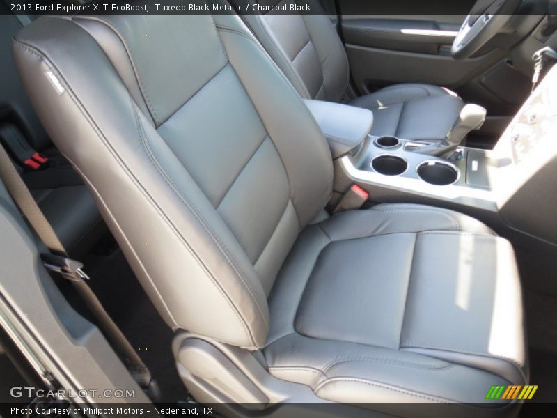 Tuxedo Black Metallic / Charcoal Black 2013 Ford Explorer XLT EcoBoost
