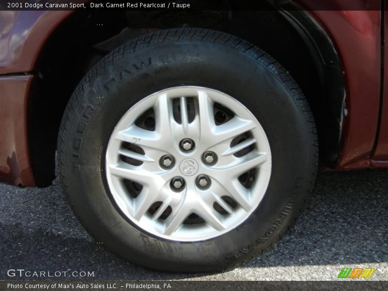 Dark Garnet Red Pearlcoat / Taupe 2001 Dodge Caravan Sport