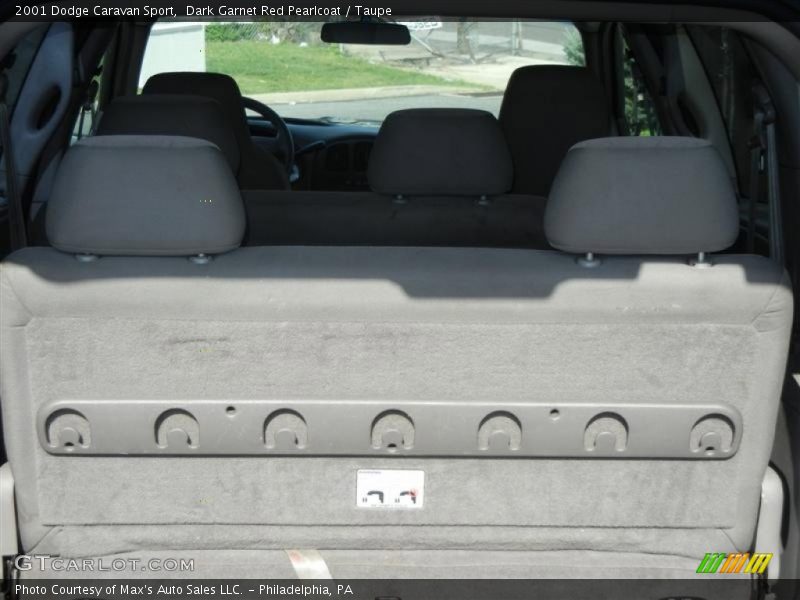 Dark Garnet Red Pearlcoat / Taupe 2001 Dodge Caravan Sport