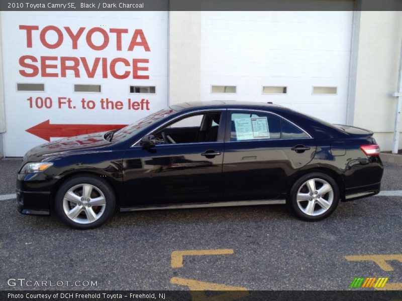 Black / Dark Charcoal 2010 Toyota Camry SE