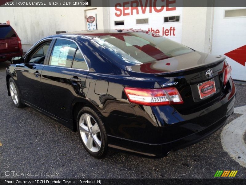 Black / Dark Charcoal 2010 Toyota Camry SE