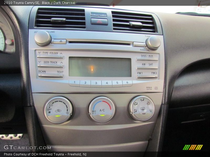 Black / Dark Charcoal 2010 Toyota Camry SE