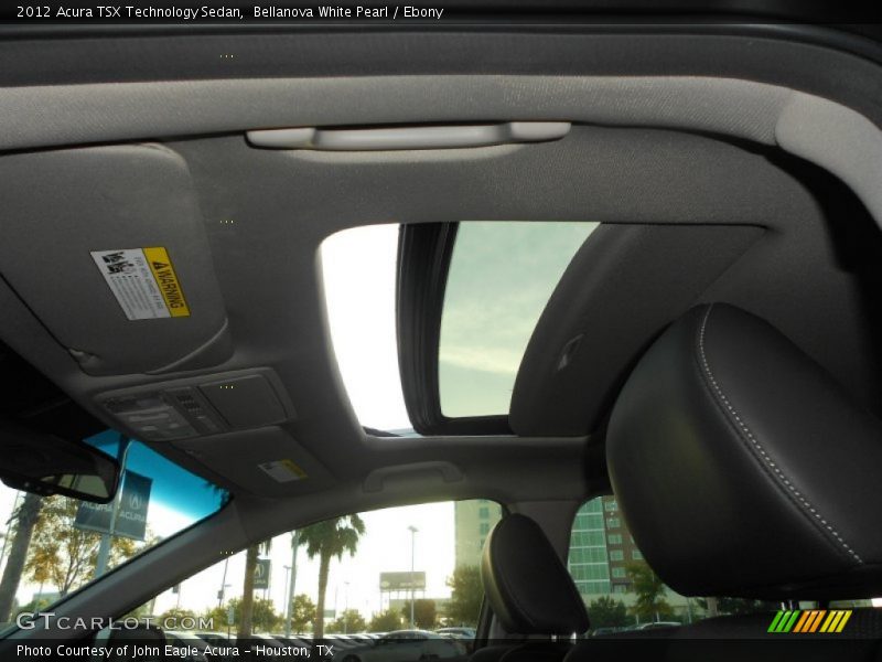 Bellanova White Pearl / Ebony 2012 Acura TSX Technology Sedan