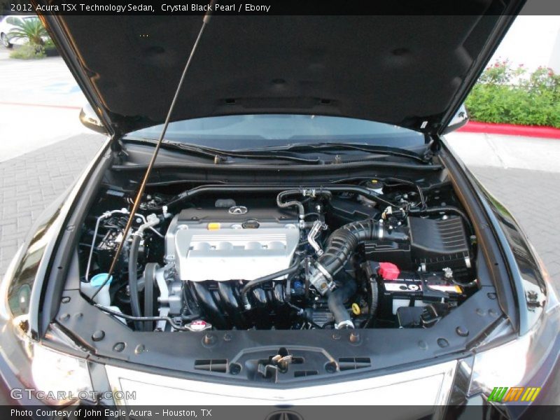 Crystal Black Pearl / Ebony 2012 Acura TSX Technology Sedan