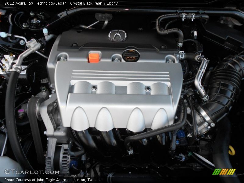 Crystal Black Pearl / Ebony 2012 Acura TSX Technology Sedan