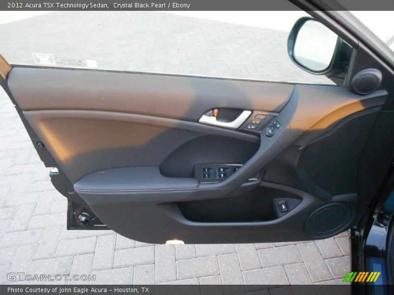Crystal Black Pearl / Ebony 2012 Acura TSX Technology Sedan