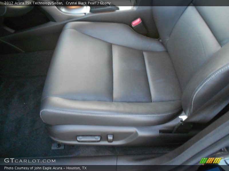 Crystal Black Pearl / Ebony 2012 Acura TSX Technology Sedan