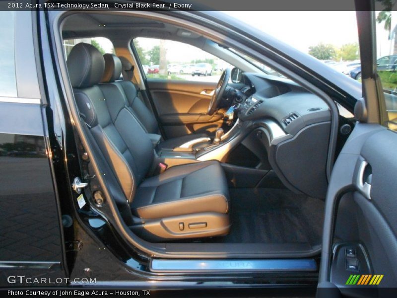 Crystal Black Pearl / Ebony 2012 Acura TSX Technology Sedan
