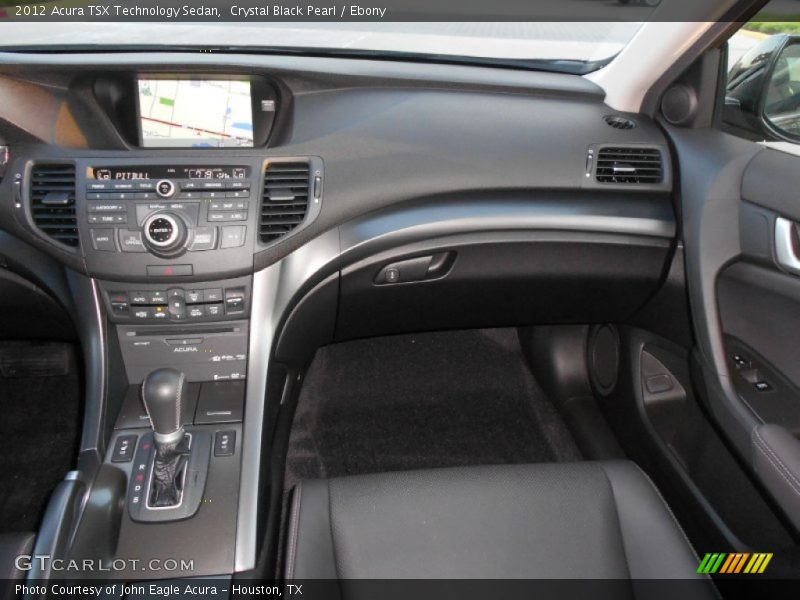 Crystal Black Pearl / Ebony 2012 Acura TSX Technology Sedan
