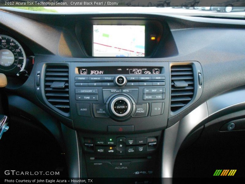 Crystal Black Pearl / Ebony 2012 Acura TSX Technology Sedan