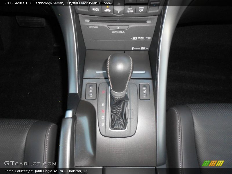 Crystal Black Pearl / Ebony 2012 Acura TSX Technology Sedan