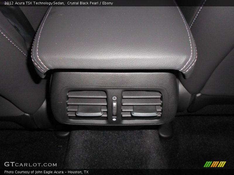 Crystal Black Pearl / Ebony 2012 Acura TSX Technology Sedan