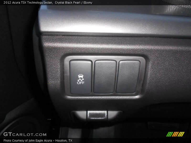 Crystal Black Pearl / Ebony 2012 Acura TSX Technology Sedan