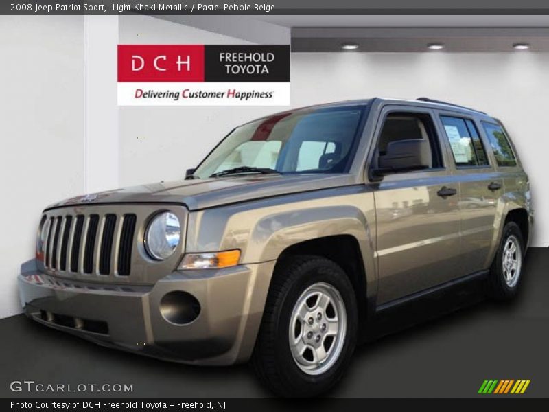 Light Khaki Metallic / Pastel Pebble Beige 2008 Jeep Patriot Sport