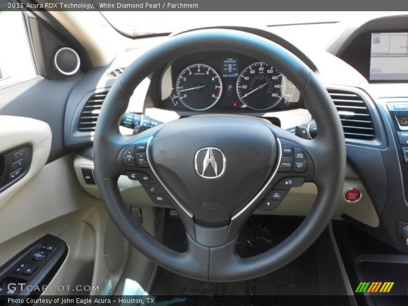 White Diamond Pearl / Parchment 2013 Acura RDX Technology