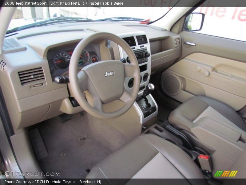 Light Khaki Metallic / Pastel Pebble Beige 2008 Jeep Patriot Sport