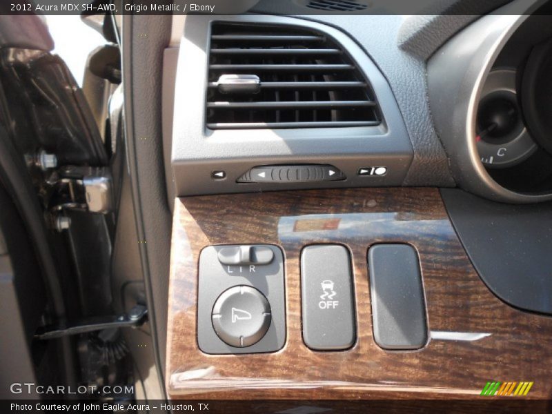 Grigio Metallic / Ebony 2012 Acura MDX SH-AWD