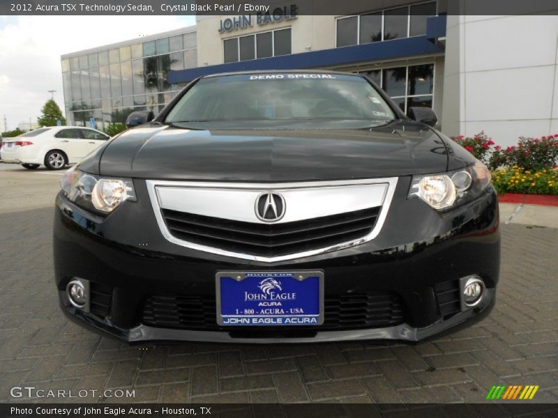 Crystal Black Pearl / Ebony 2012 Acura TSX Technology Sedan