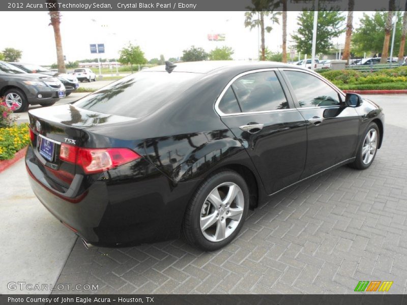 Crystal Black Pearl / Ebony 2012 Acura TSX Technology Sedan