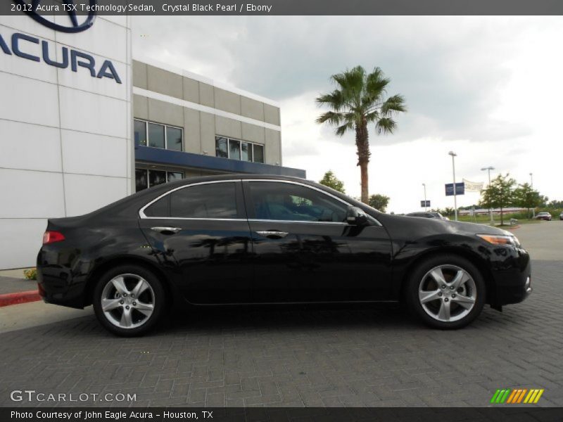 Crystal Black Pearl / Ebony 2012 Acura TSX Technology Sedan