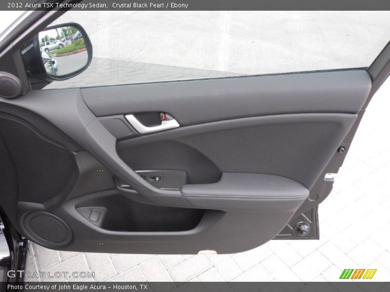 Crystal Black Pearl / Ebony 2012 Acura TSX Technology Sedan