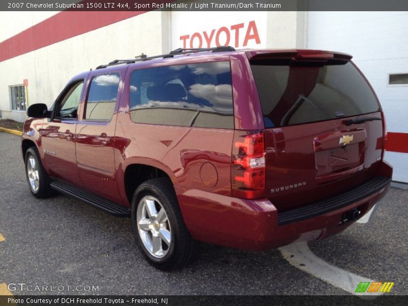 Sport Red Metallic / Light Titanium/Dark Titanium 2007 Chevrolet Suburban 1500 LTZ 4x4