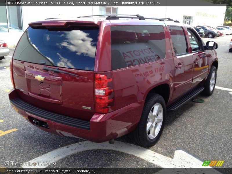 Sport Red Metallic / Light Titanium/Dark Titanium 2007 Chevrolet Suburban 1500 LTZ 4x4