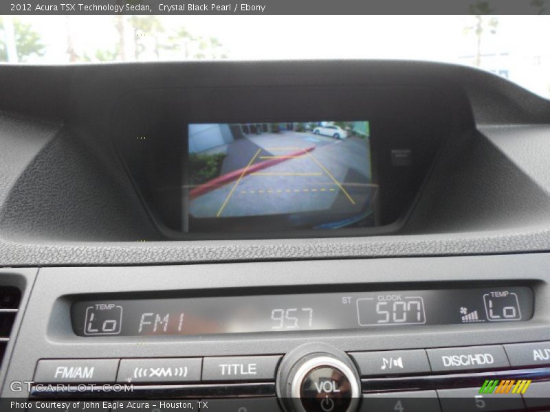 Crystal Black Pearl / Ebony 2012 Acura TSX Technology Sedan
