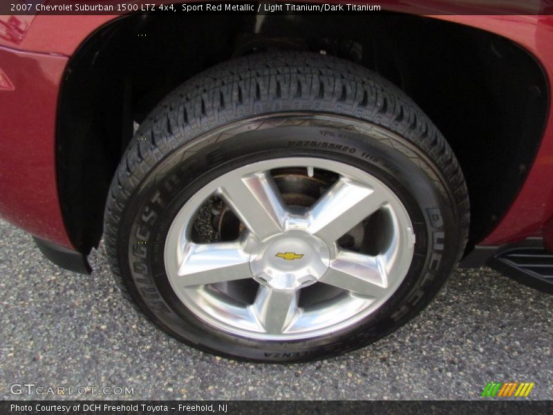 Sport Red Metallic / Light Titanium/Dark Titanium 2007 Chevrolet Suburban 1500 LTZ 4x4