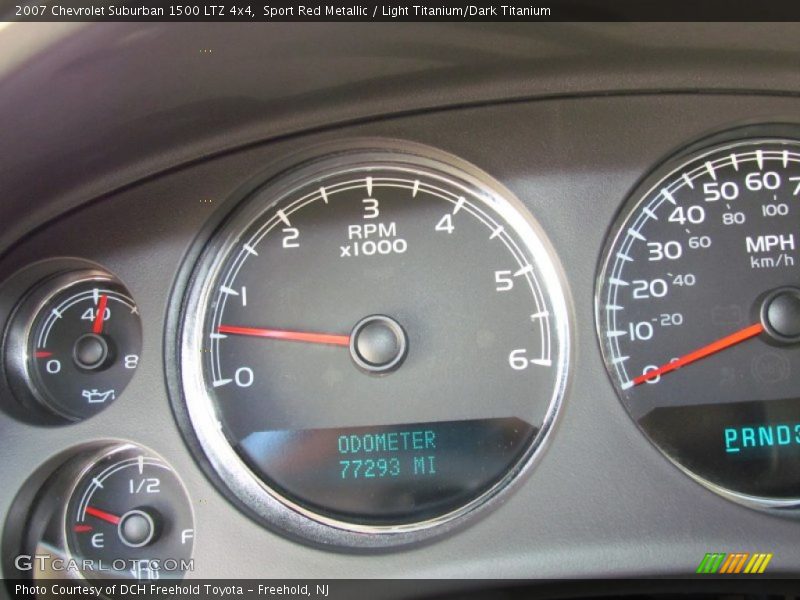 Sport Red Metallic / Light Titanium/Dark Titanium 2007 Chevrolet Suburban 1500 LTZ 4x4
