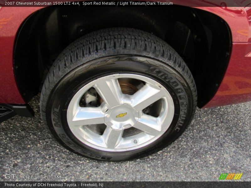 Sport Red Metallic / Light Titanium/Dark Titanium 2007 Chevrolet Suburban 1500 LTZ 4x4