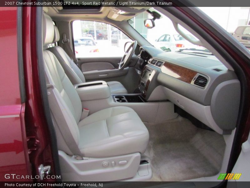 Sport Red Metallic / Light Titanium/Dark Titanium 2007 Chevrolet Suburban 1500 LTZ 4x4