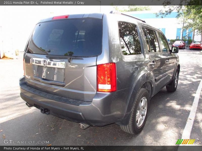 Polished Metal Metallic / Gray 2011 Honda Pilot EX-L