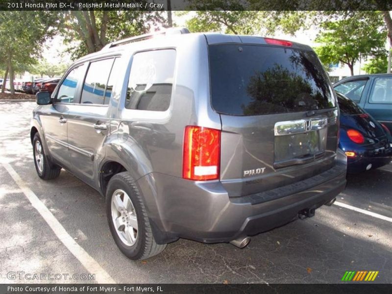 Polished Metal Metallic / Gray 2011 Honda Pilot EX-L