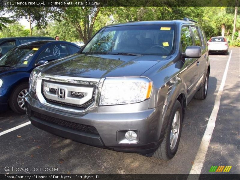 Polished Metal Metallic / Gray 2011 Honda Pilot EX-L