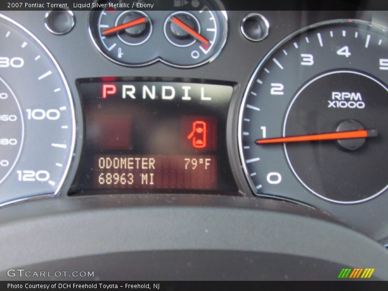 Liquid Silver Metallic / Ebony 2007 Pontiac Torrent