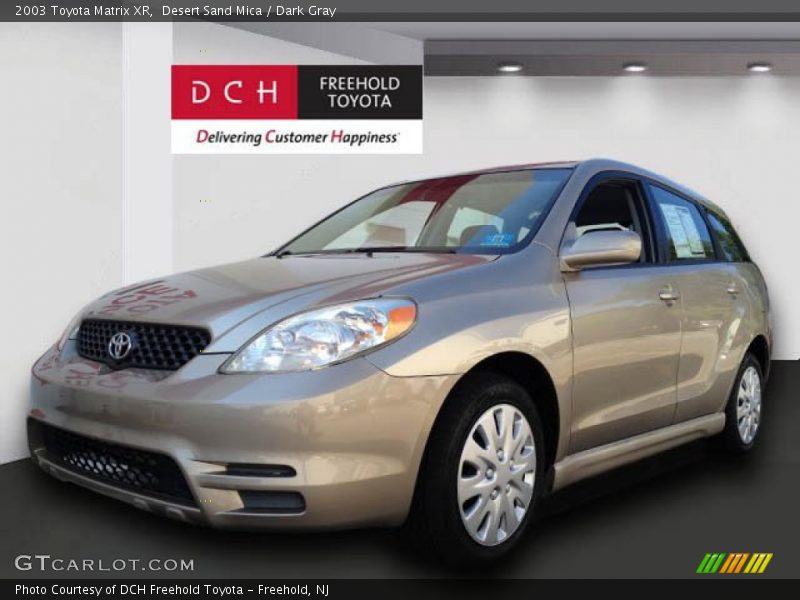 Desert Sand Mica / Dark Gray 2003 Toyota Matrix XR