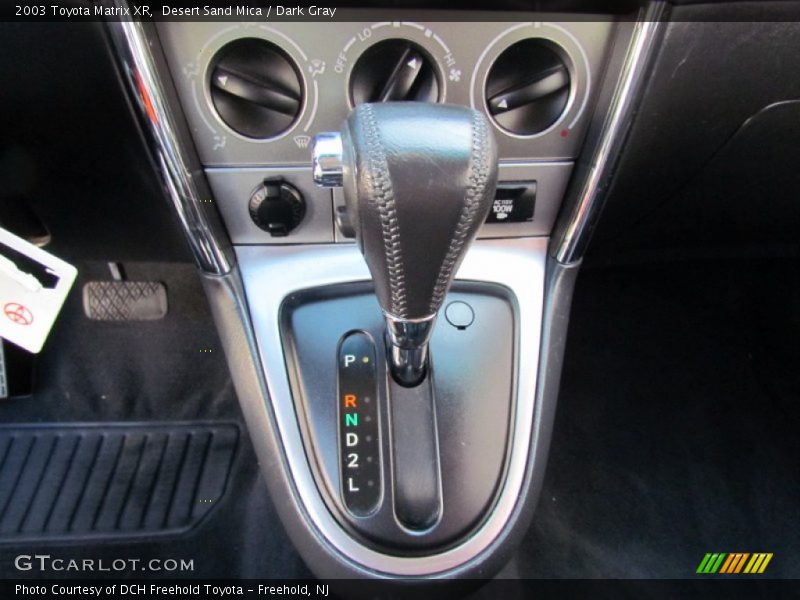 Desert Sand Mica / Dark Gray 2003 Toyota Matrix XR