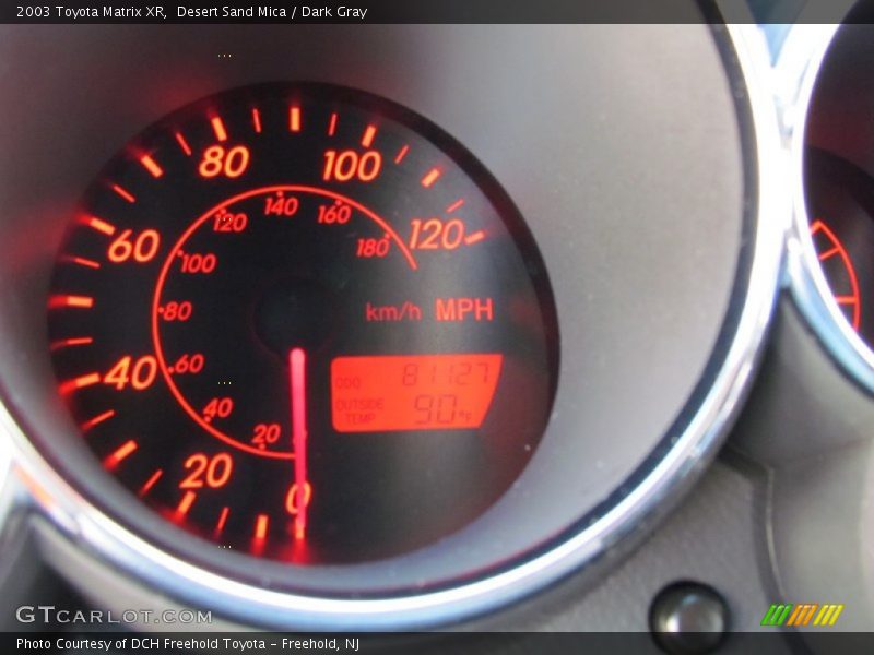 Desert Sand Mica / Dark Gray 2003 Toyota Matrix XR