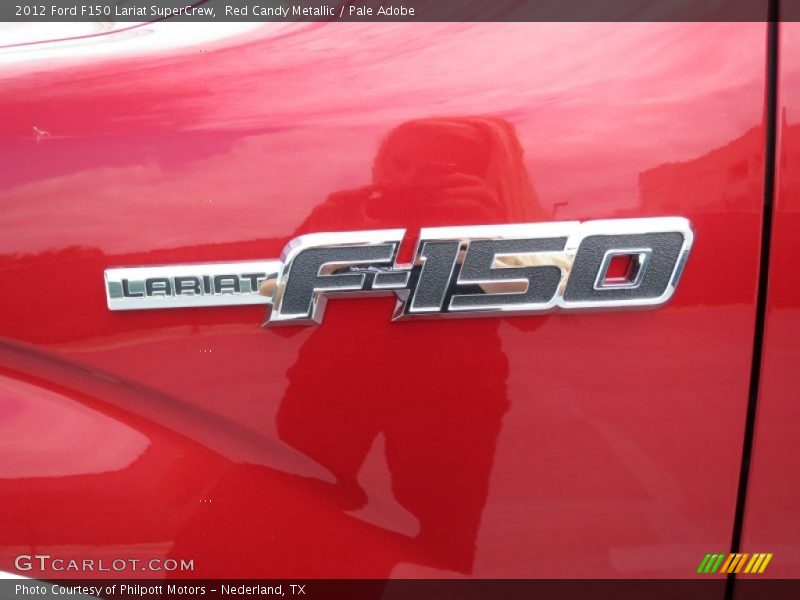 Red Candy Metallic / Pale Adobe 2012 Ford F150 Lariat SuperCrew