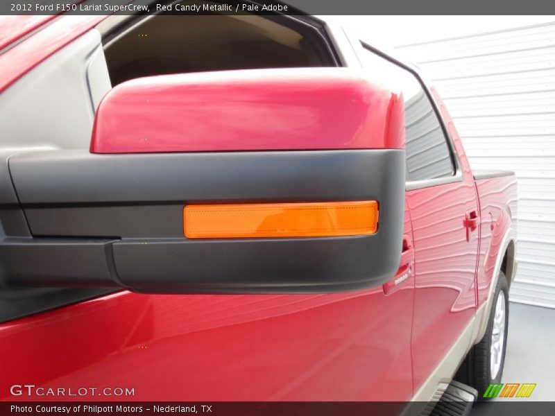 Red Candy Metallic / Pale Adobe 2012 Ford F150 Lariat SuperCrew
