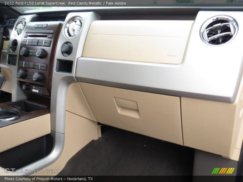 Red Candy Metallic / Pale Adobe 2012 Ford F150 Lariat SuperCrew