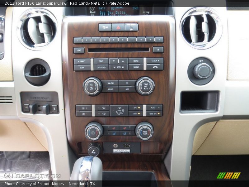 Red Candy Metallic / Pale Adobe 2012 Ford F150 Lariat SuperCrew