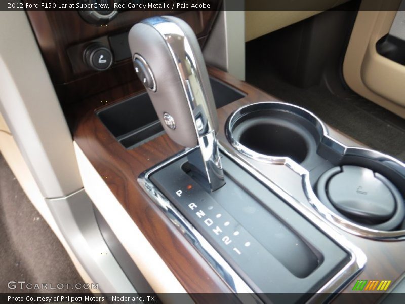 Red Candy Metallic / Pale Adobe 2012 Ford F150 Lariat SuperCrew