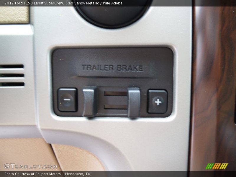 Red Candy Metallic / Pale Adobe 2012 Ford F150 Lariat SuperCrew