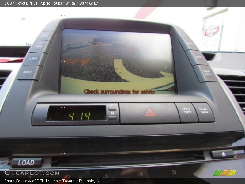 Super White / Dark Gray 2007 Toyota Prius Hybrid