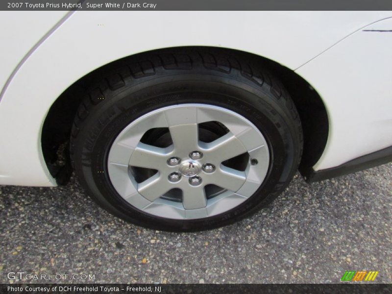 Super White / Dark Gray 2007 Toyota Prius Hybrid